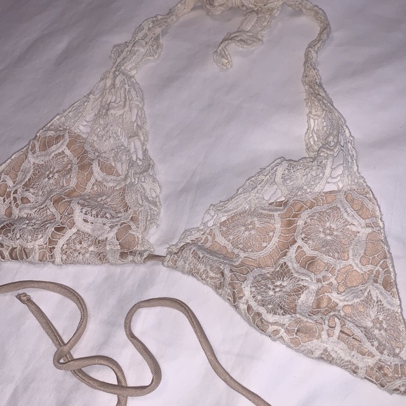 ALEXIS IVORY CROCHET SWIM TOP SIZE SMALL - Picture 3 of 5